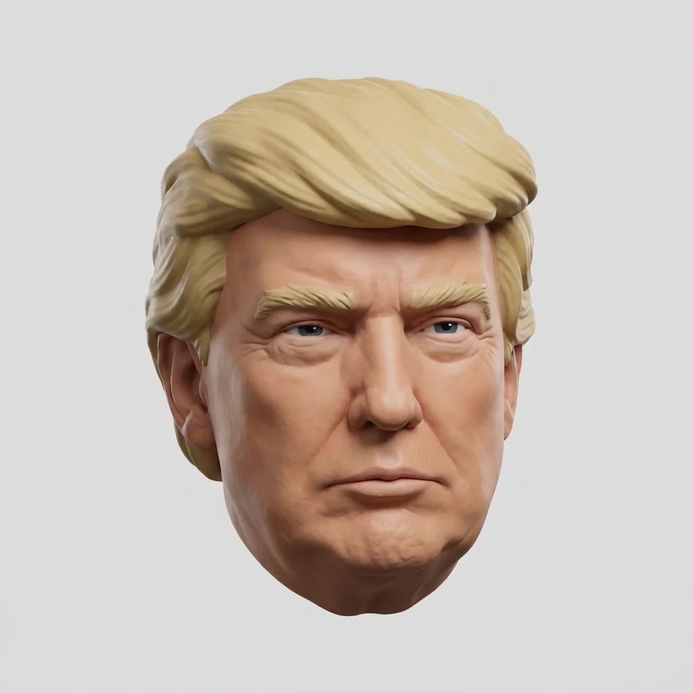 Donald Trump concept image, before 3D generation